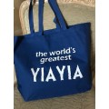 The World's Greatest Yiayia - Greek Market Bag Tote